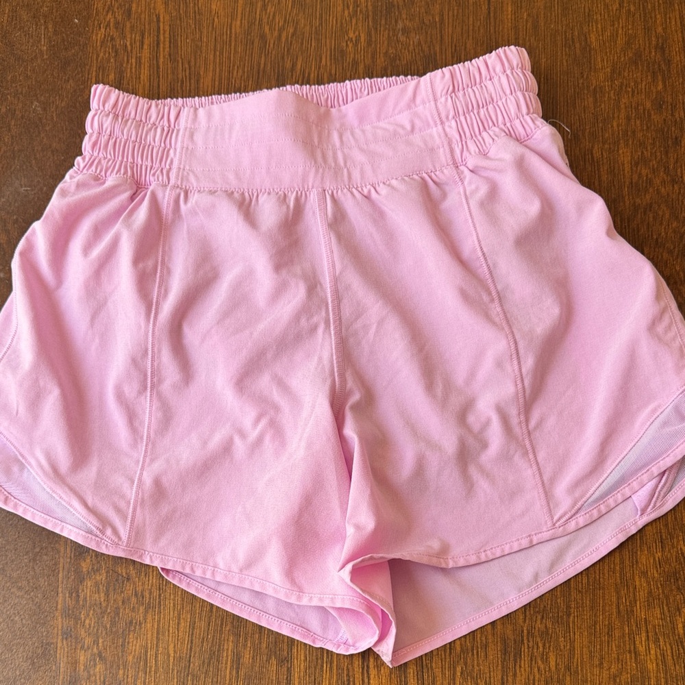 Women’s Pink Lulu Lemon Athletic Shorts